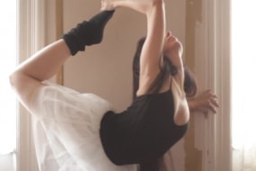 Ballerina Dancing And Undressing